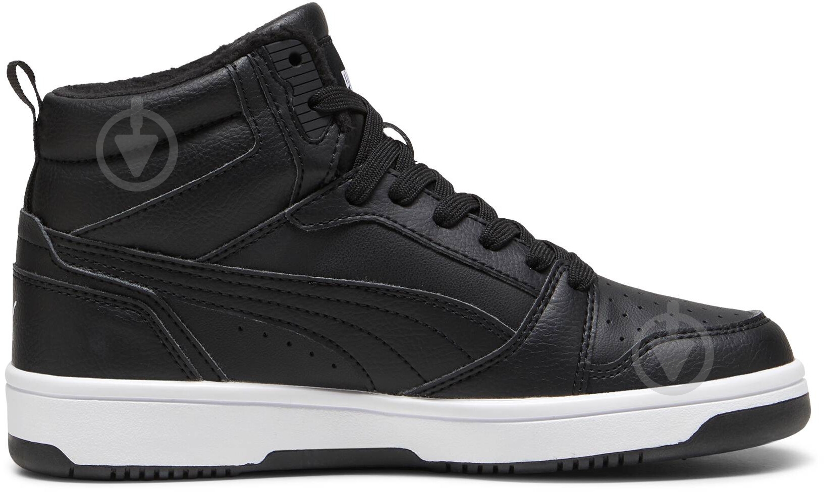 Черевики Puma Rebound V6 Mid WTR Jr 39468501 р.36 чорний - фото 2 Черевики Puma Rebound V6 Mid WTR Jr 39468501 р.36 чорний - фото 2