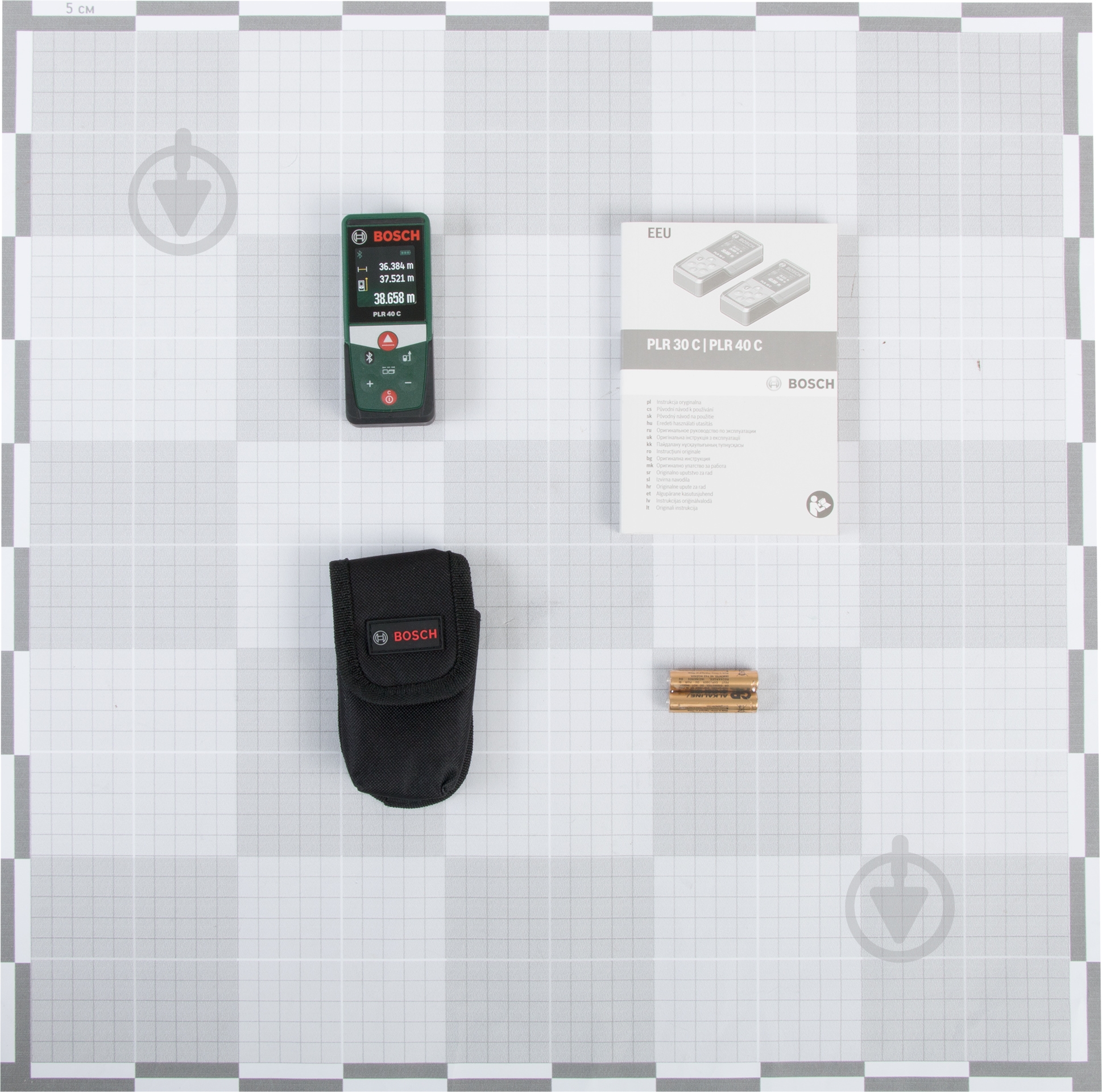 Далекомір лазерний Bosch PLR 40 C 0603672320 - фото 5 Далекомір лазерний Bosch PLR 40 C 0603672320 - фото 5