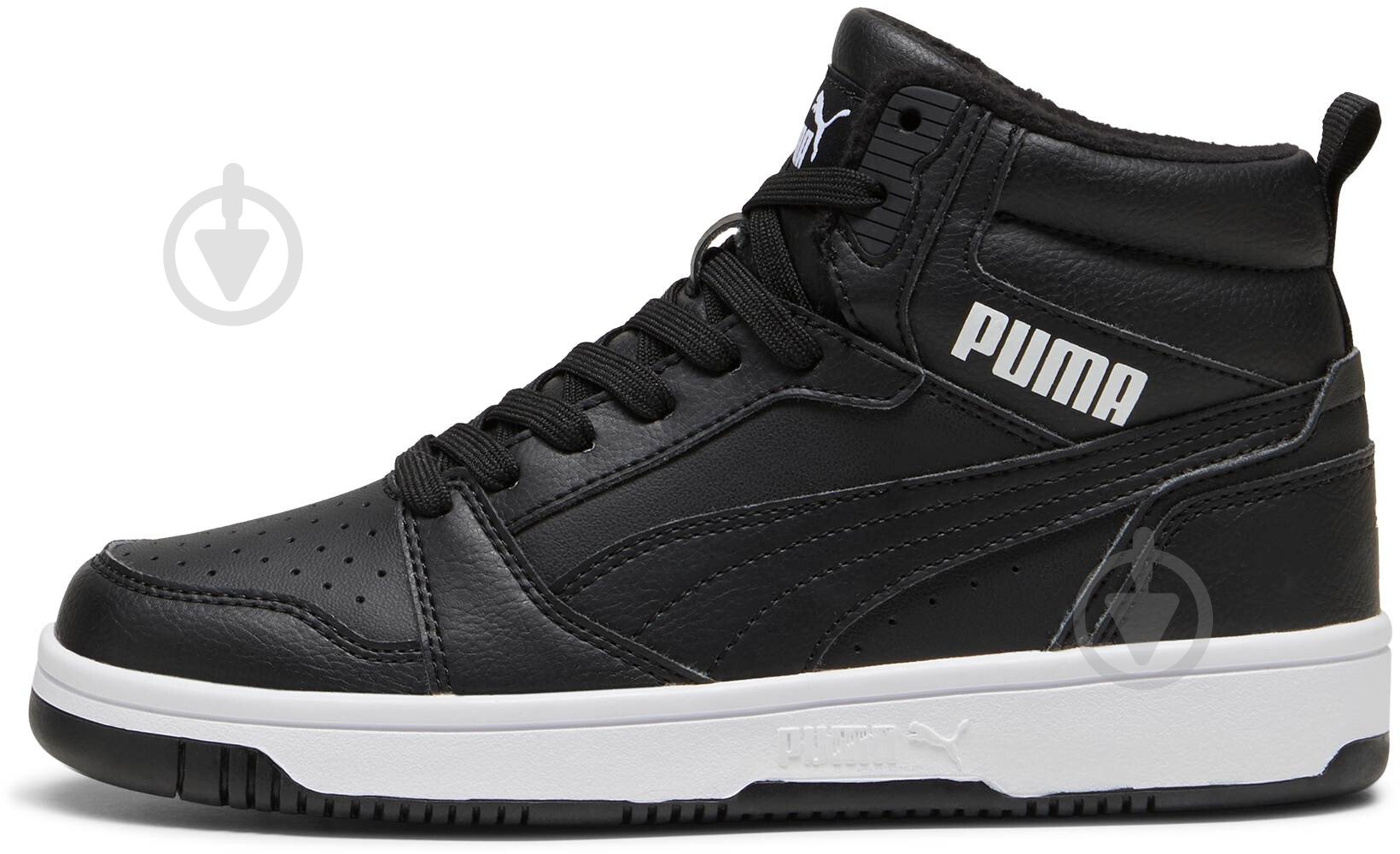 Черевики Puma Rebound V6 Mid WTR Jr 39468501 р.38,5 чорний - фото 1