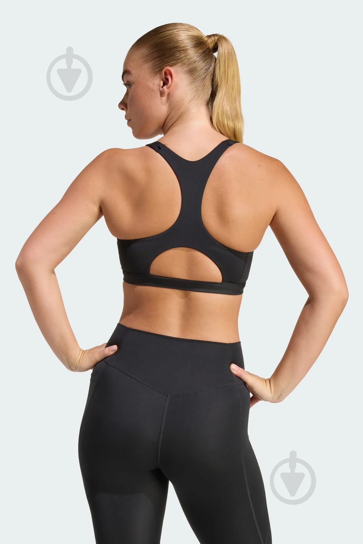 Бра Adidas OPT ESS ZIP MS KB4386 р.S чорний - фото 5