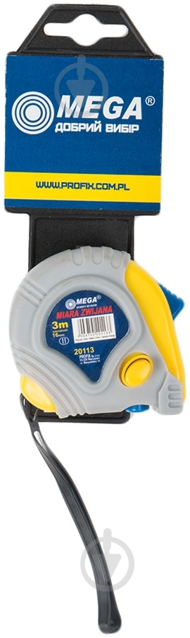 Рулетка MEGA 20113 3 м x 16 мм - фото 3