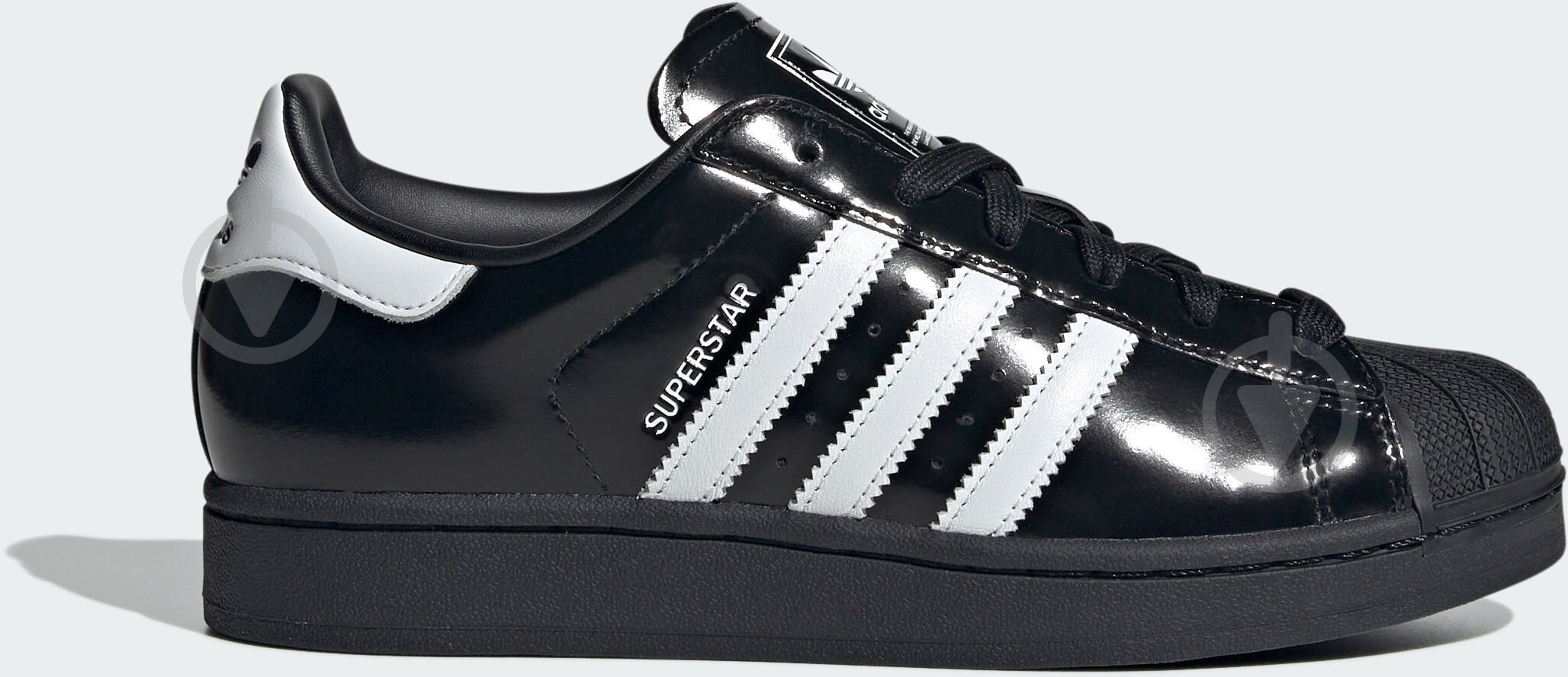 Кроссовки женские демисезонные Adidas SUPERSTAR II W JH7756 р.38 черные - фото 1