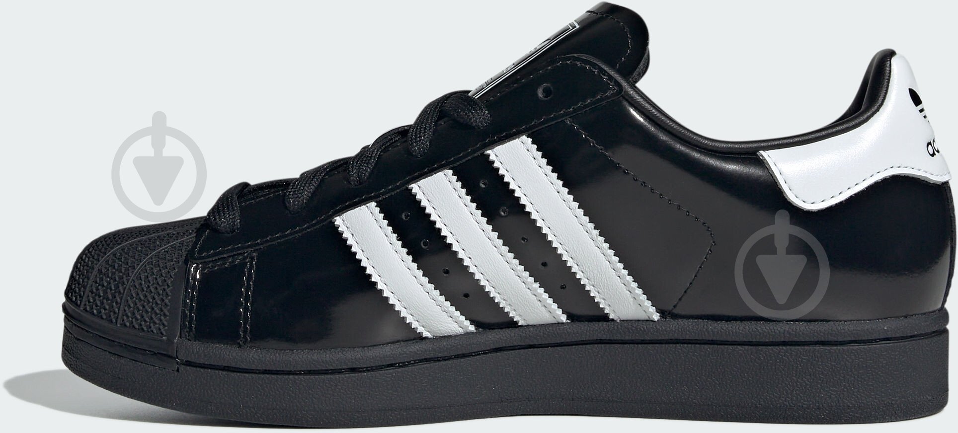 Кроссовки женские демисезонные Adidas SUPERSTAR II W JH7756 р.38 черные - фото 2