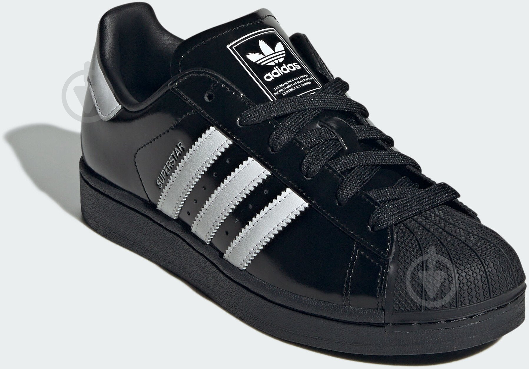 Кроссовки женские демисезонные Adidas SUPERSTAR II W JH7756 р.38 черные - фото 3