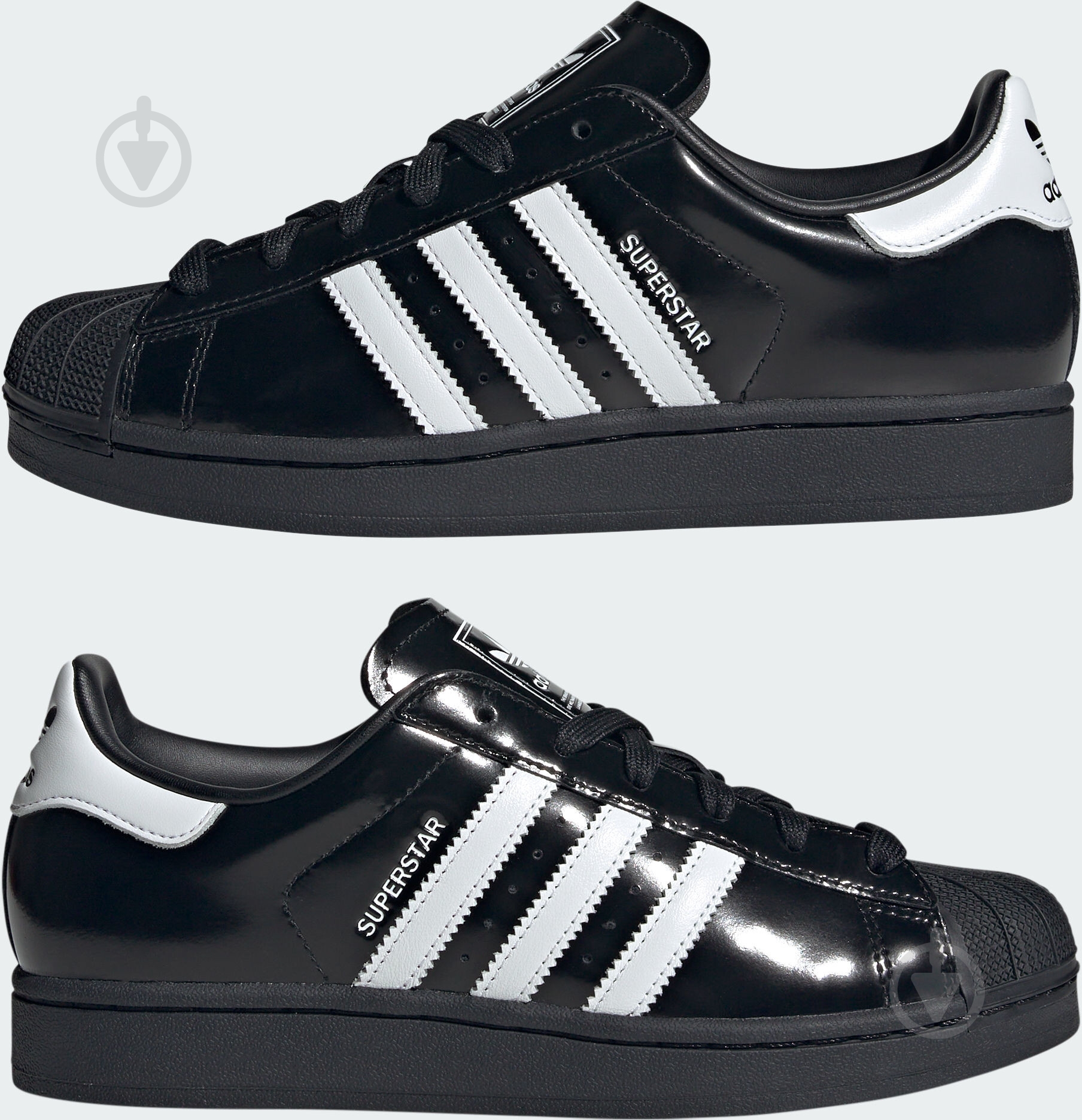 Кроссовки женские демисезонные Adidas SUPERSTAR II W JH7756 р.38 черные - фото 5