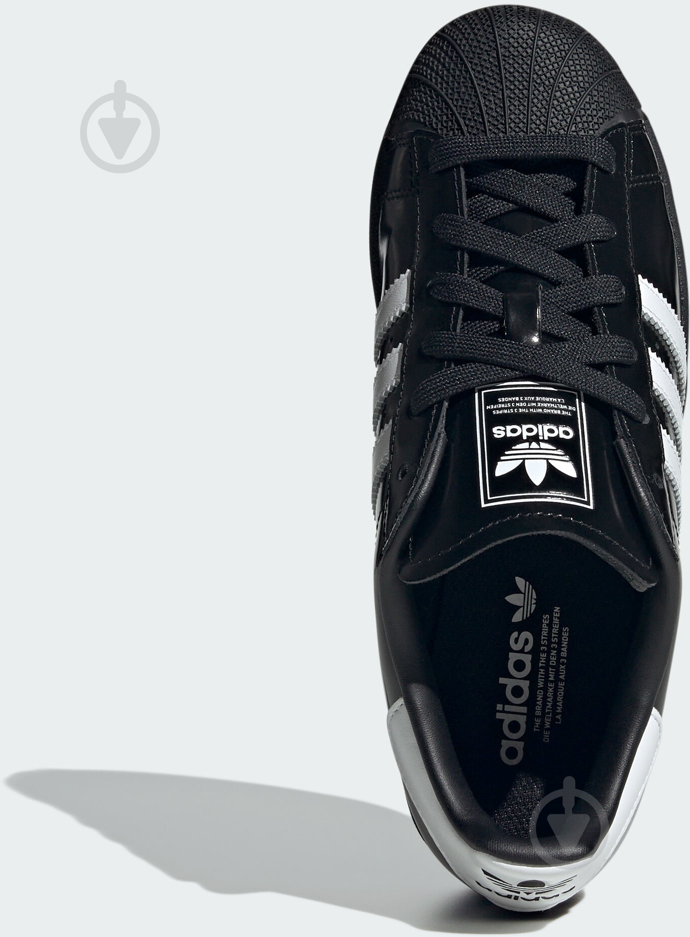 Кроссовки женские демисезонные Adidas SUPERSTAR II W JH7756 р.38 черные - фото 6