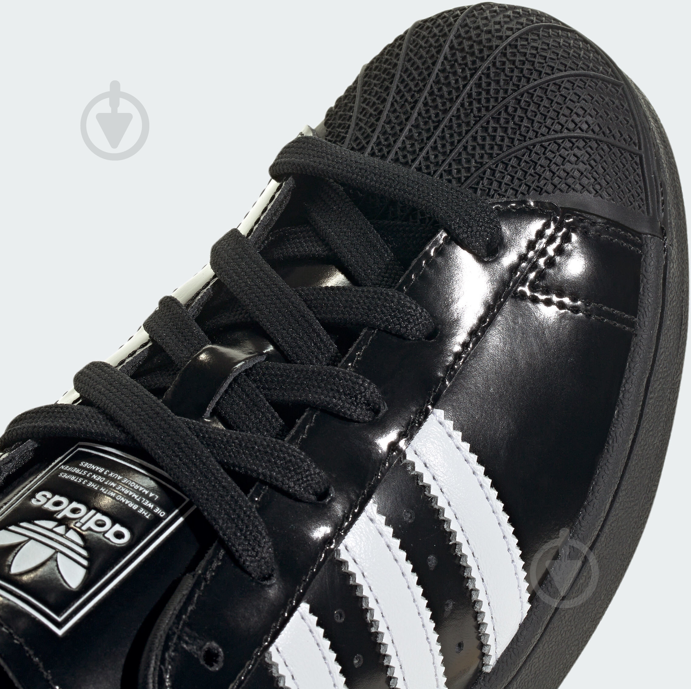 Кроссовки женские демисезонные Adidas SUPERSTAR II W JH7756 р.38 черные - фото 8