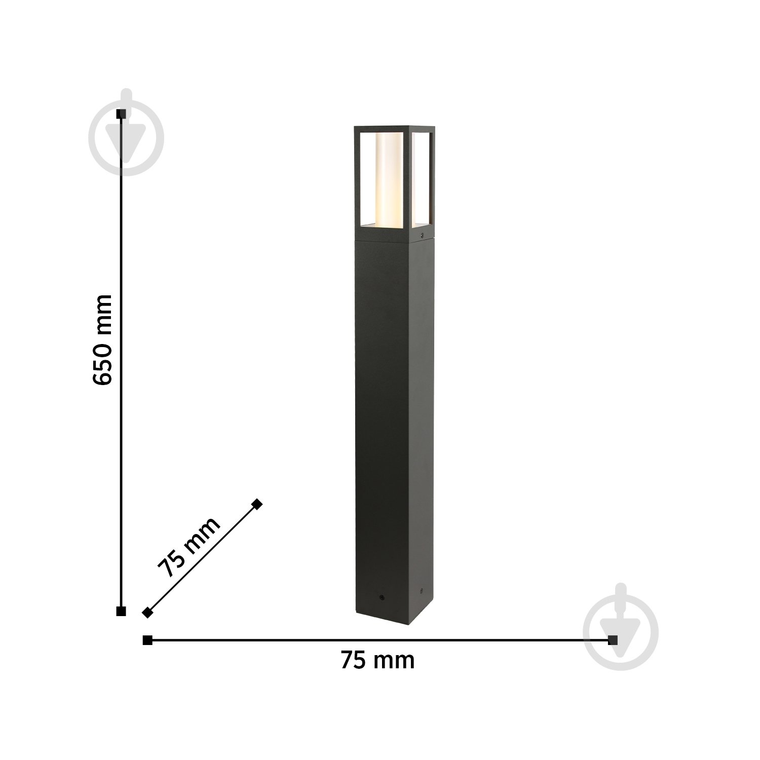 Фонарный столб Blitz 1006-61 GU10 10 Вт IP44 графит - фото 2