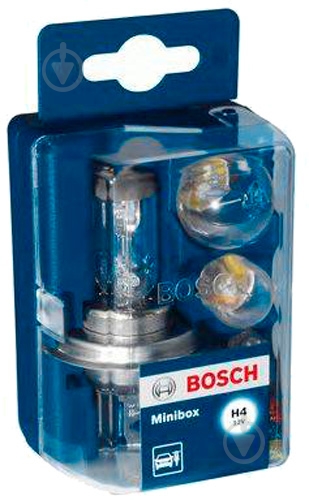 Автолампа галогенная Bosch 1 987 301 101 H4 4 шт.(1987301101) - фото 1