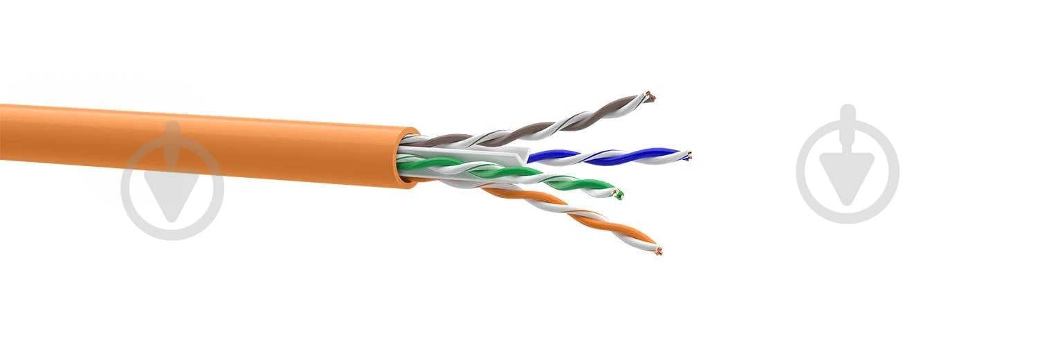 Кабель UTP Одескабель U/UTP 8x0,54 КПВонг-HF-ВП (250) (U/UTP-cat.6 LSOH) мідь - фото 1