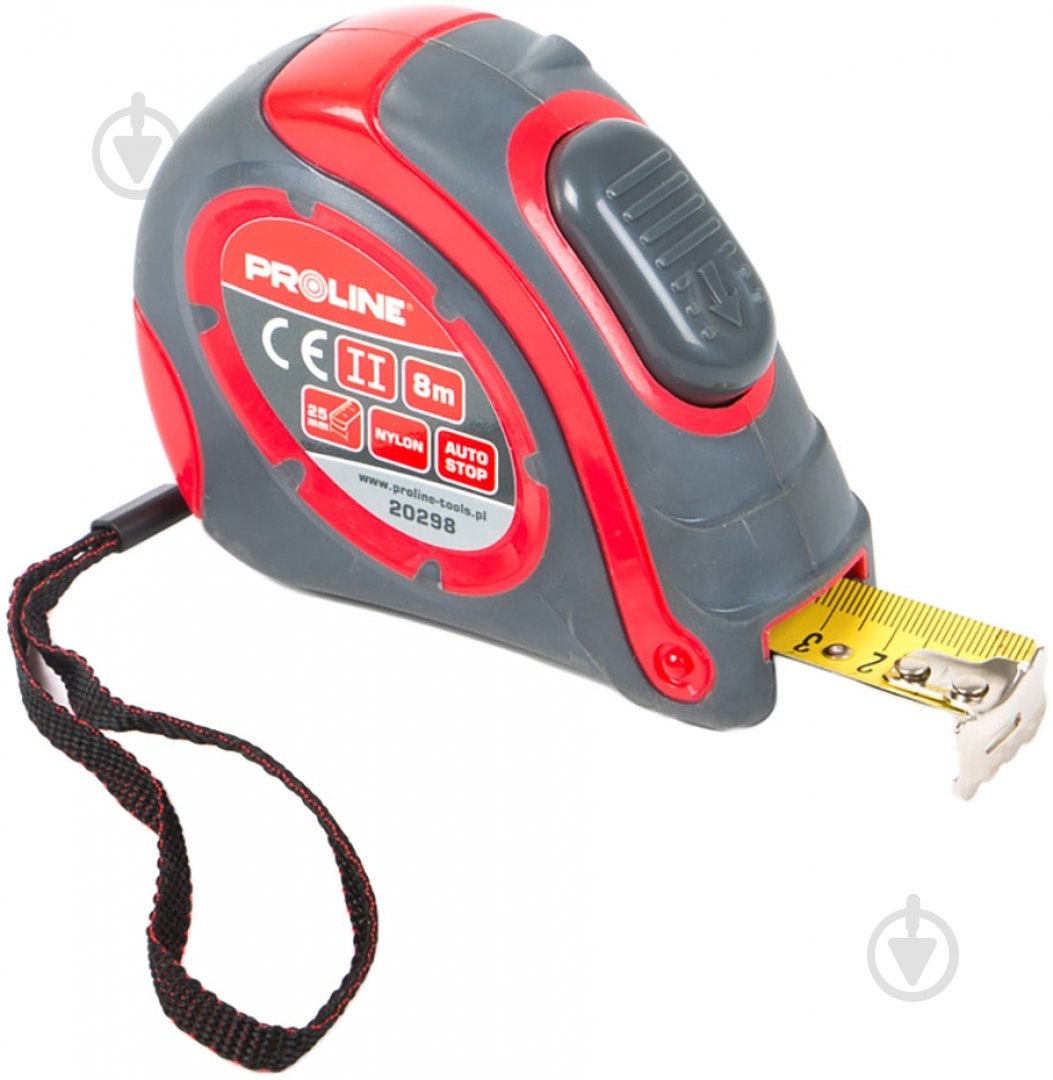 Рулетка Proline 20298 8 м x 25 мм - фото 1