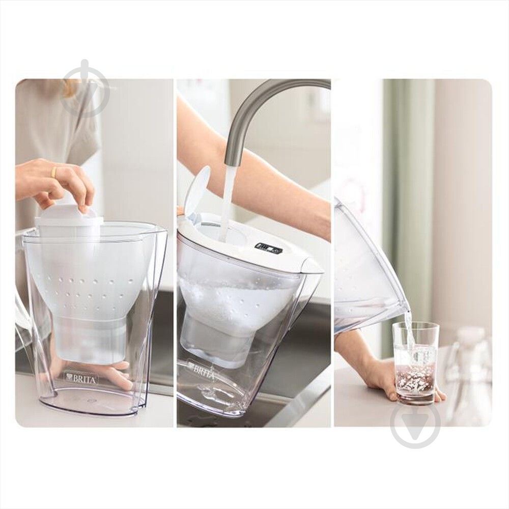 Фильтр-кувшин BRITA Marella ХL MXPRO белый 1052789 - фото 7