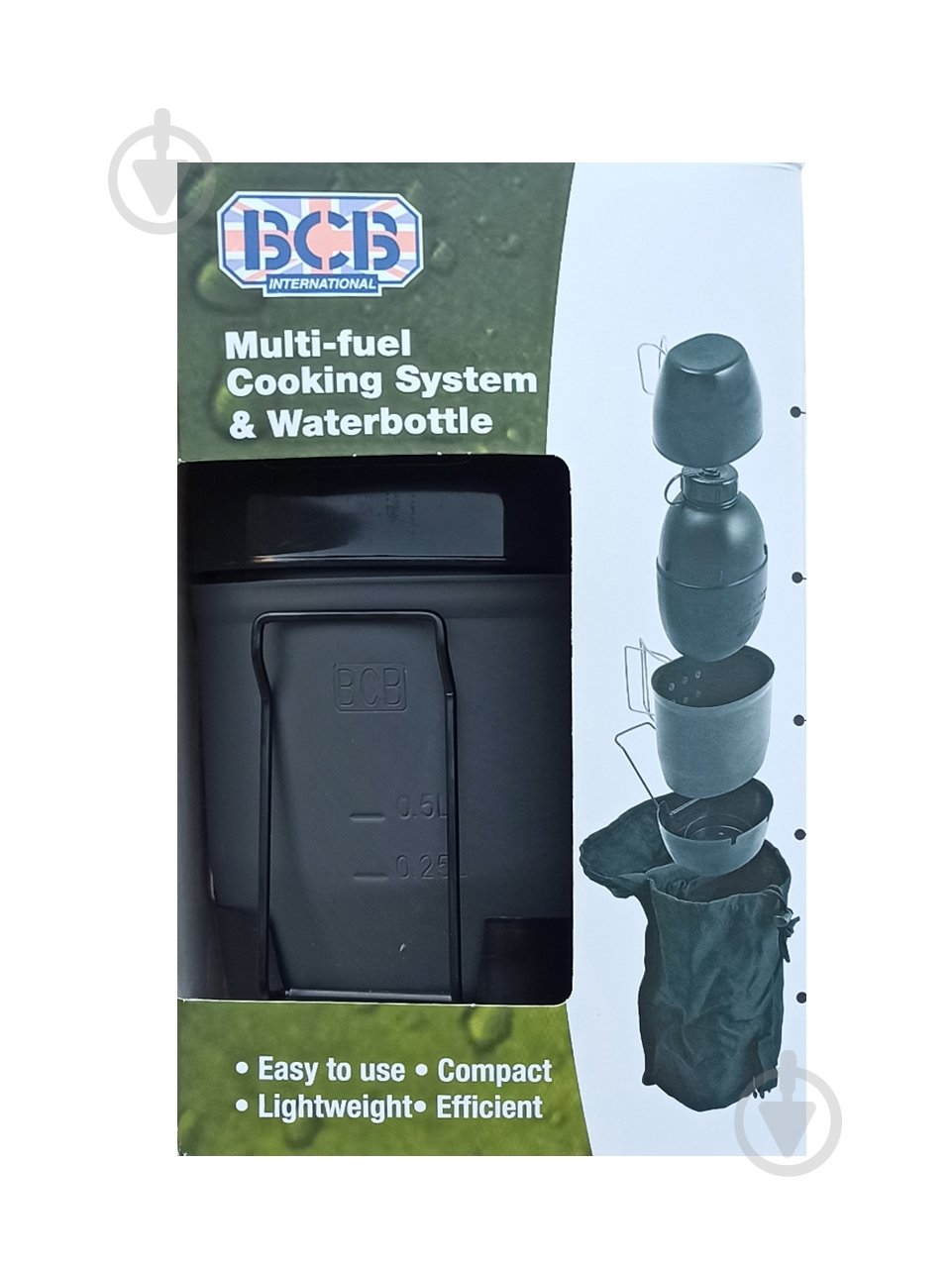 Набір туристичного посуду 0,95 л Похідний, мультипаливний (5 предметів) - фото 1 Набір туристичного посуду 0,95 л Похідний, мультипаливний (5 предметів) - фото 1
