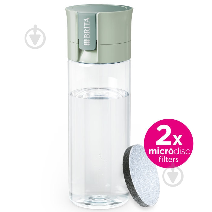 Фильтр-бутылка BRITA Vital 600 мл зеленая (1052263) - фото 2 Фильтр-бутылка BRITA Vital 600 мл зеленая (1052263) - фото 2
