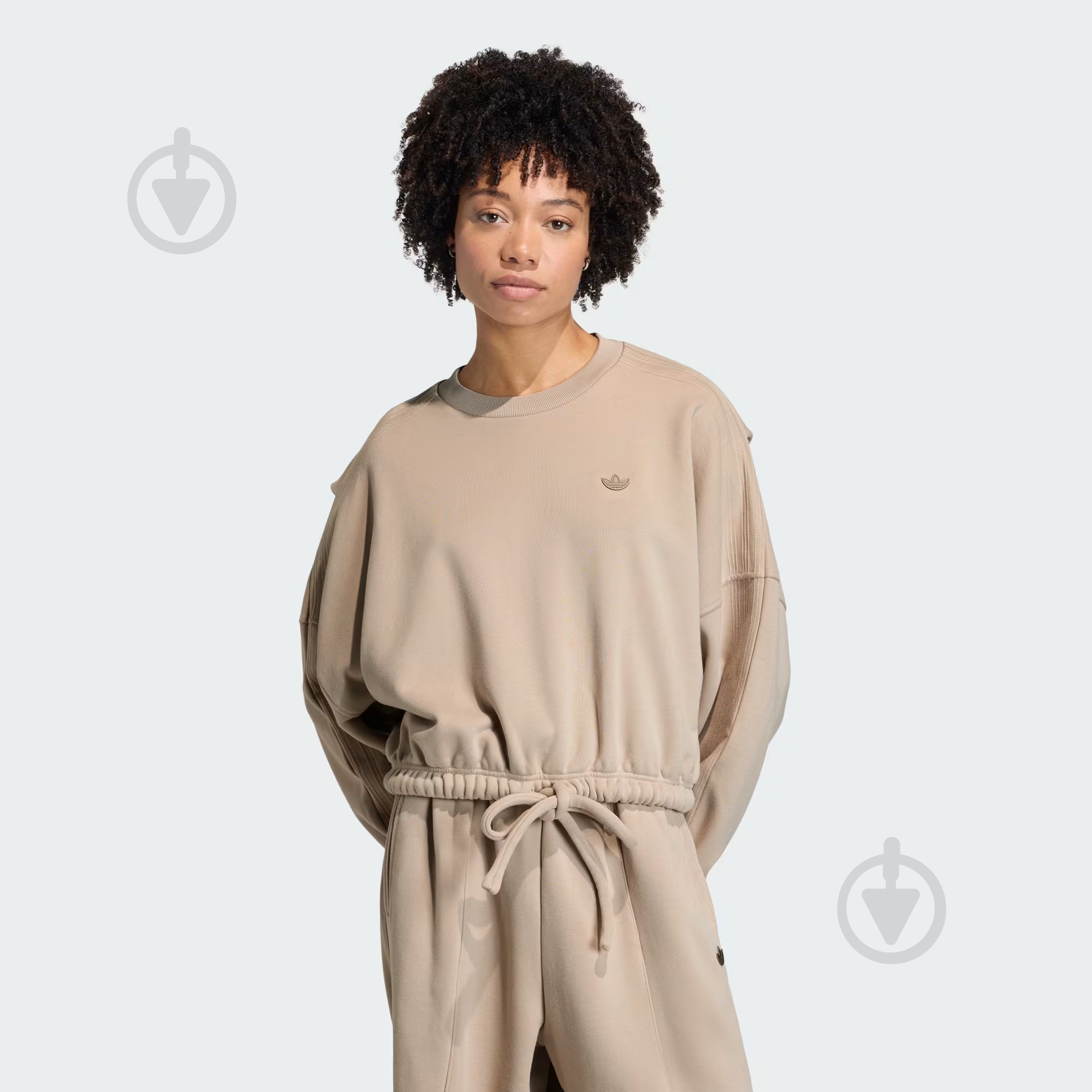ᐉ Світшот Adidas P ESS OS CRW STOKHA KC8866 р.L бежевий • Краща