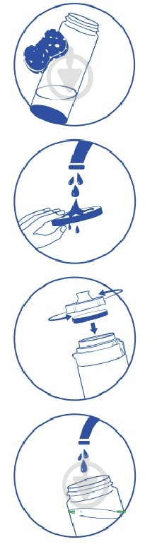 Фильтр-бутылка BRITA Active 600 мл синий - фото 6