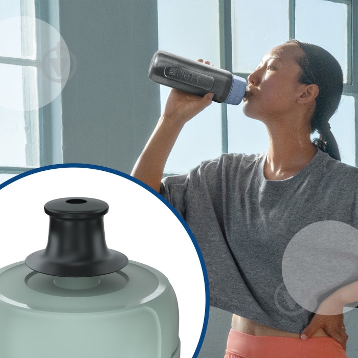 Фильтр-бутылка BRITA Active 600 мл синий - фото 9