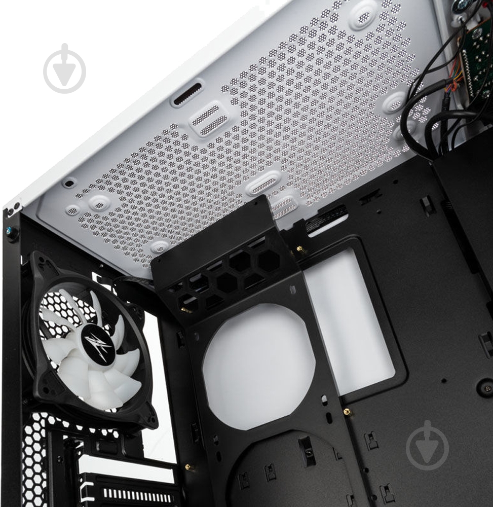 Корпус Zalman S5 White Tempered Glass (S5White) - фото 13