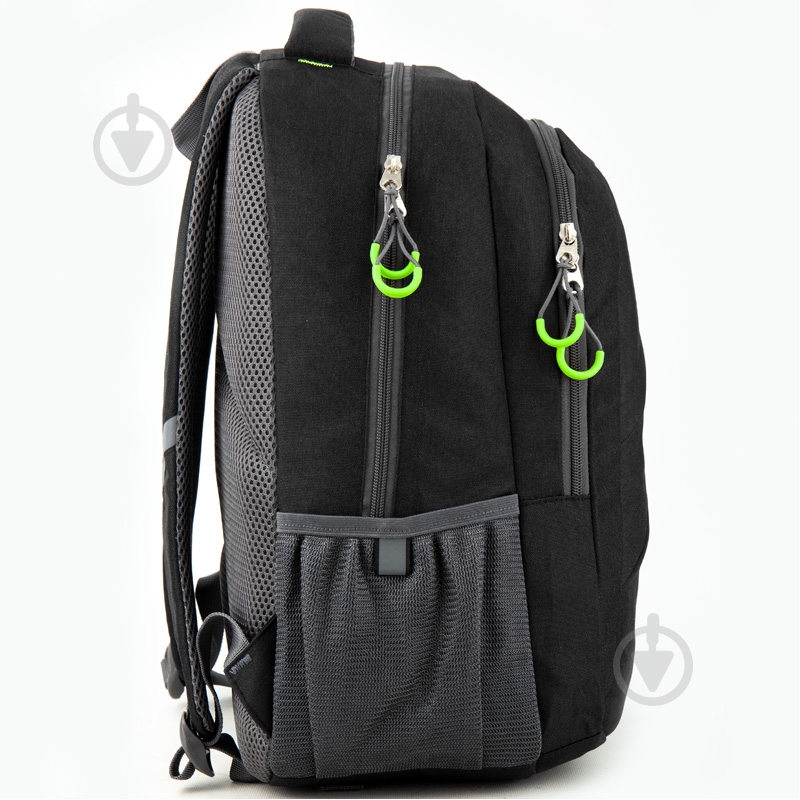 Рюкзак молодежный GoPack Сity 110-2 Green 44619 - фото 4