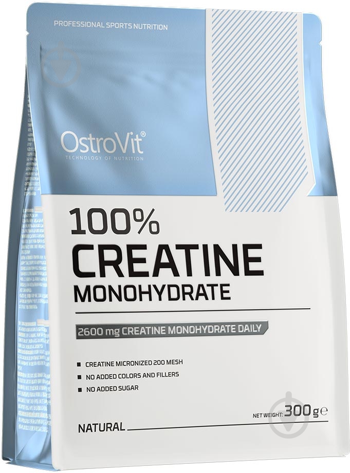 Креатин моногидрат Ostrovit без вкуса 300 г - фото 1 Креатин моногидрат Ostrovit без вкуса 300 г - фото 1