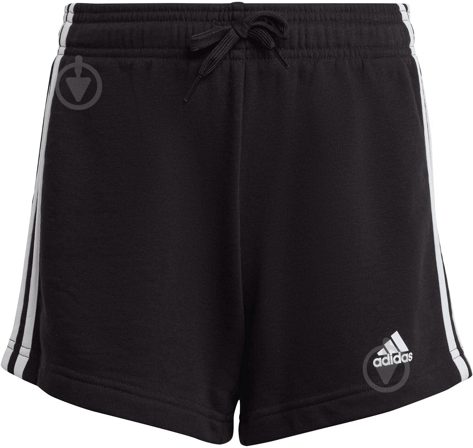 Шорти Adidas Essentials 3 Stripes IC3631 р. 164 чорний - фото 1