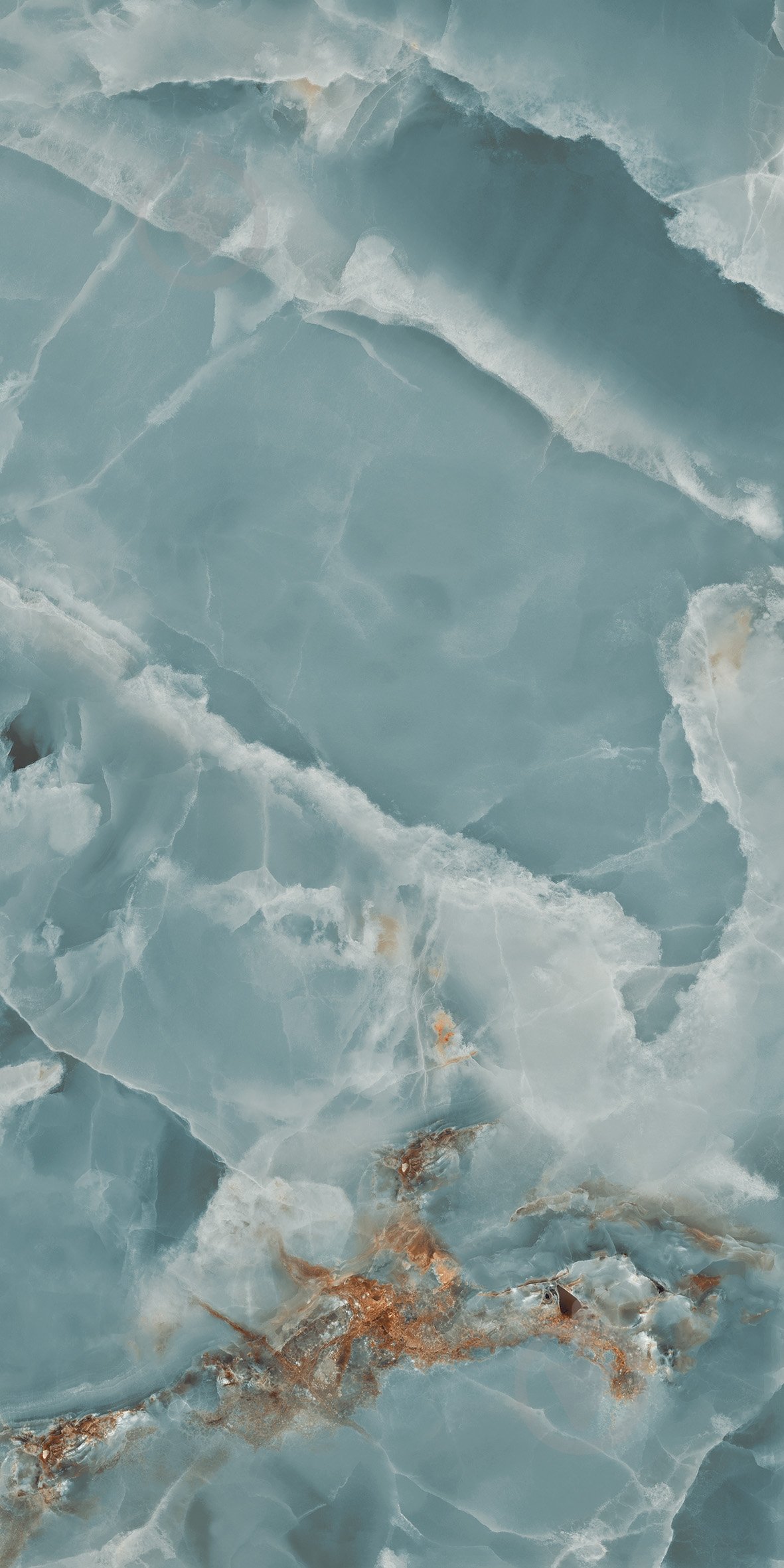 Плитка Cerossa Ceramica MARMO ONICE TEAL high glossy 60х120 см - фото 6