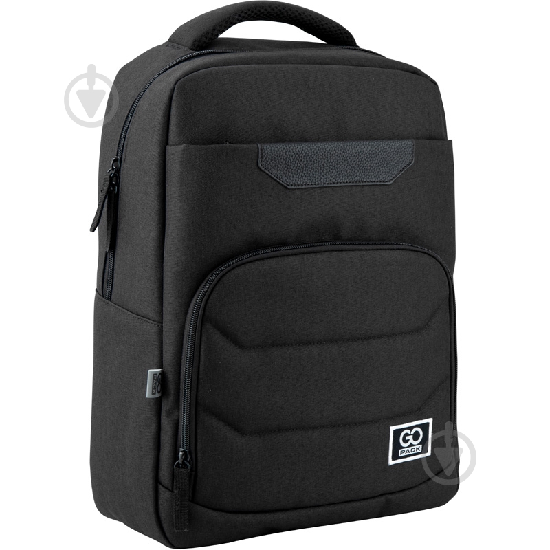Рюкзак молодіжний GoPack Сity 144-2 Black 44636 - фото 2 Рюкзак молодіжний GoPack Сity 144-2 Black 44636 - фото 2