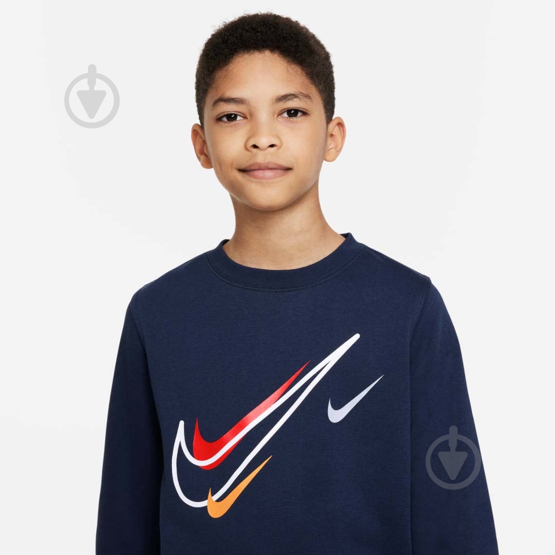 Світшот Nike SOS FLC CREW BB DX2296-410 р.S синій - фото 3 Світшот Nike SOS FLC CREW BB DX2296-410 р.S синій - фото 3