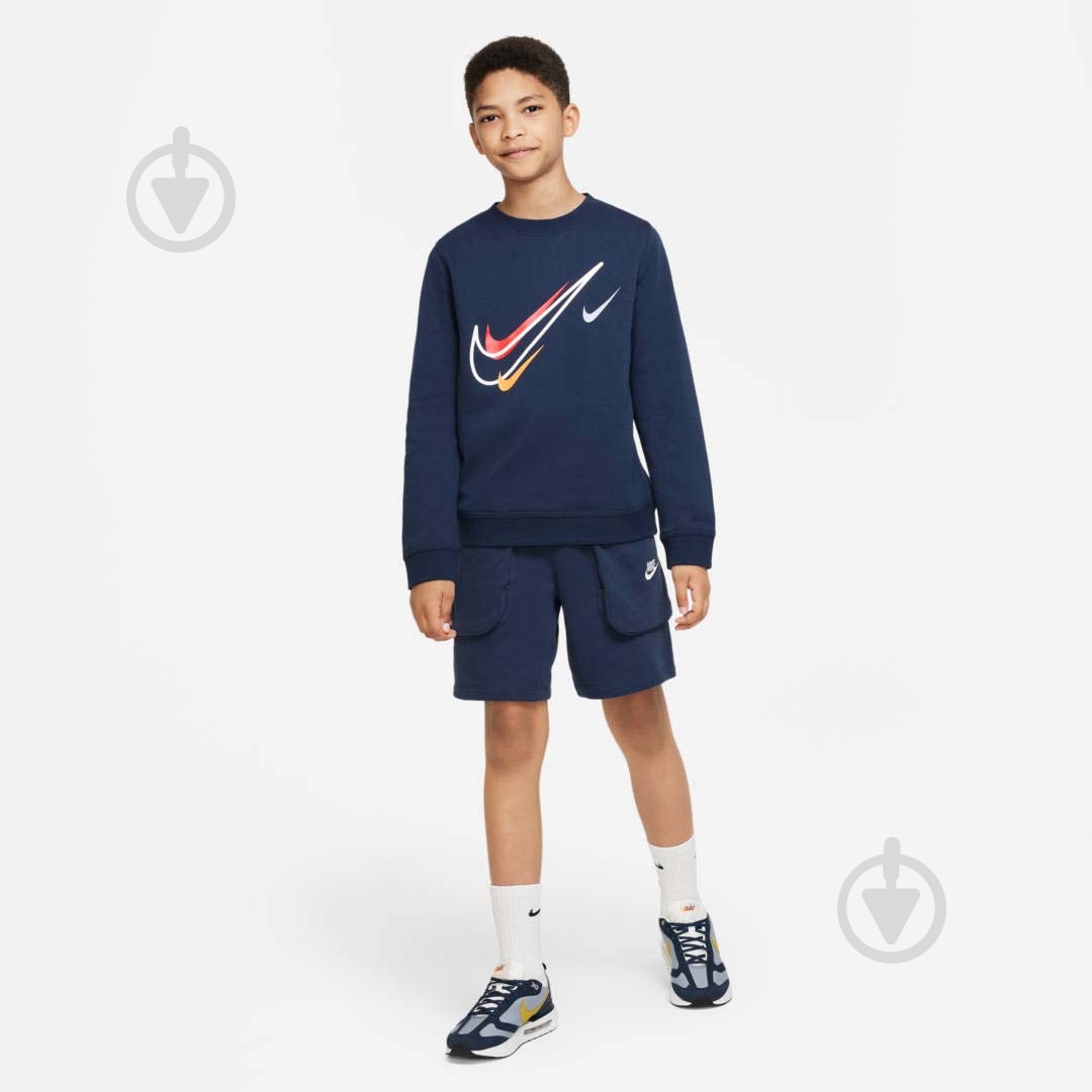 Світшот Nike SOS FLC CREW BB DX2296-410 р.S синій - фото 4 Світшот Nike SOS FLC CREW BB DX2296-410 р.S синій - фото 4