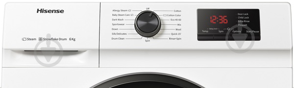 Стиральная машина Hisense WFVB6010EM (WFHV7012EMS) - фото 4