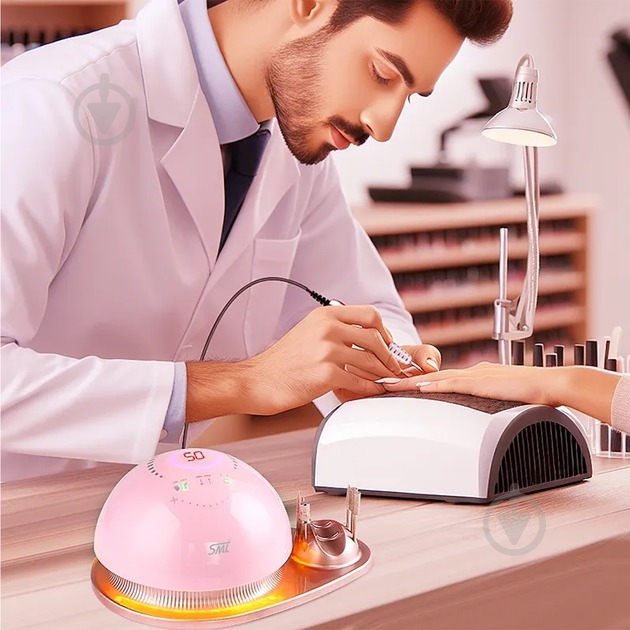 Насадка SML Фрезер Nail Sander M21 Pink - фото 5 Насадка SML Фрезер Nail Sander M21 Pink - фото 5