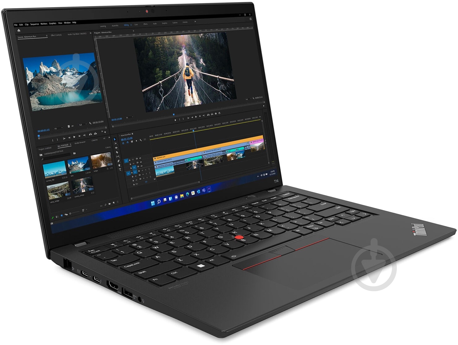 Ноутбук Lenovo ThinkPad T14 AMD G3 14" (21CF005ERA) black - фото 2 Ноутбук Lenovo ThinkPad T14 AMD G3 14" (21CF005ERA) black - фото 2