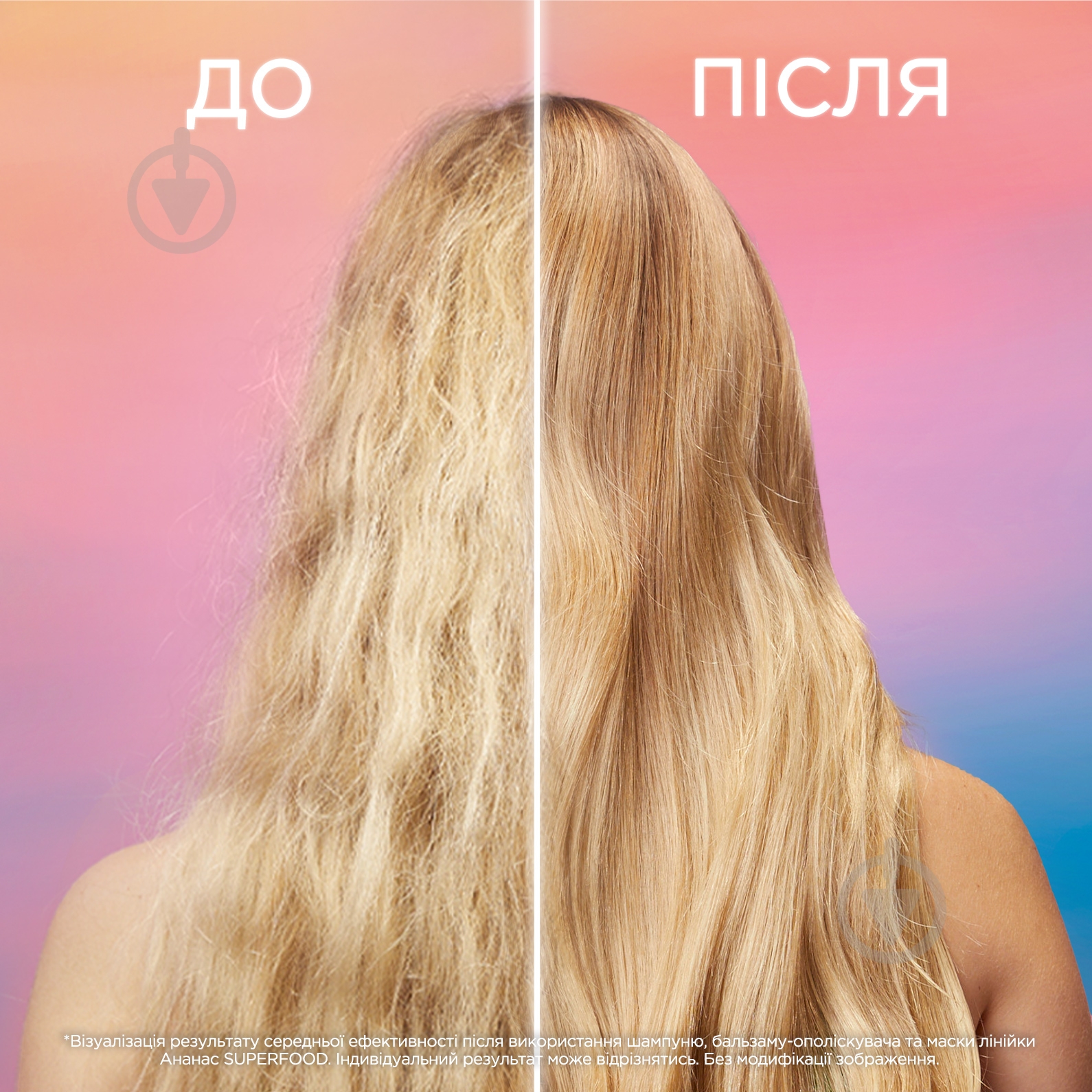 Шампунь Garnier Fructis Ананас Суперфуд Сяюча Довжина 350 мл - фото 7