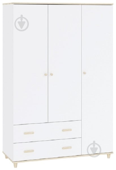 Шкаф Intermeble GOODY 3д2ш 1800х1200х505 мм акация белый (5003042BPAK) - фото 1