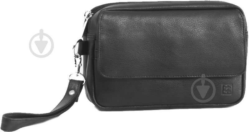 Барсетка мужская Enrico Benetti Leather 52008001 черный - фото 1 Барсетка мужская Enrico Benetti Leather 52008001 черный - фото 1
