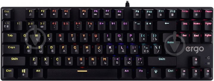 Клавиатура Ergo KB-905 TKL black (KB-905) - фото 1 Клавиатура Ergo KB-905 TKL black (KB-905) - фото 1