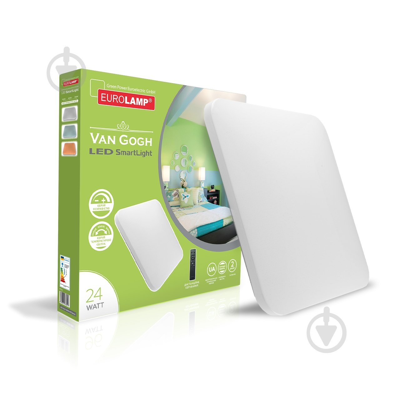 Світильник світлодіодний Eurolamp Smart Light Van Gogh 24 Вт білий 3000-6500 К LED-SLS-24W-N17(deco) - фото 1