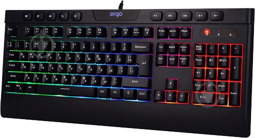 Клавиатура Ergo black (KB-510) - фото 2 Клавиатура Ergo black (KB-510) - фото 2
