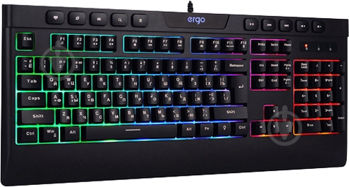 Клавиатура Ergo black (KB-510) - фото 3 Клавиатура Ergo black (KB-510) - фото 3