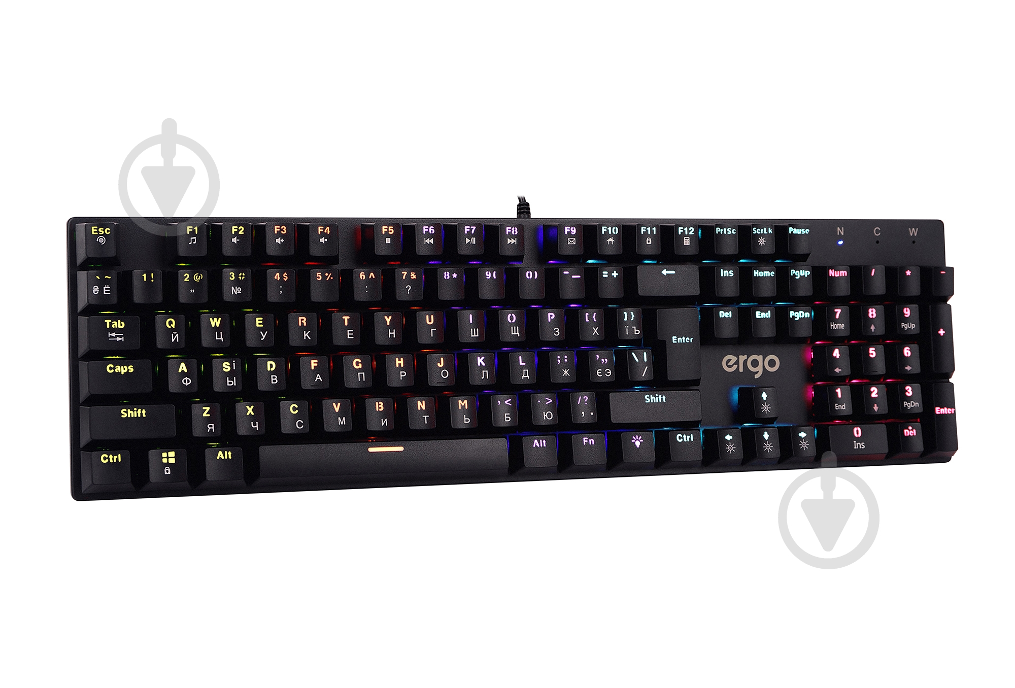 Клавиатура игровая Ergo grey (KB-960) - фото 3