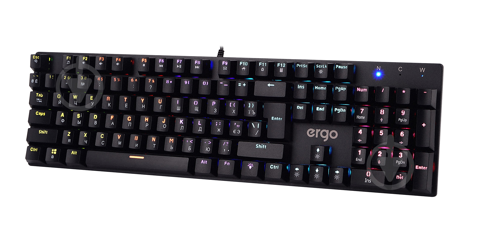 Клавиатура игровая Ergo grey (KB-960) - фото 4