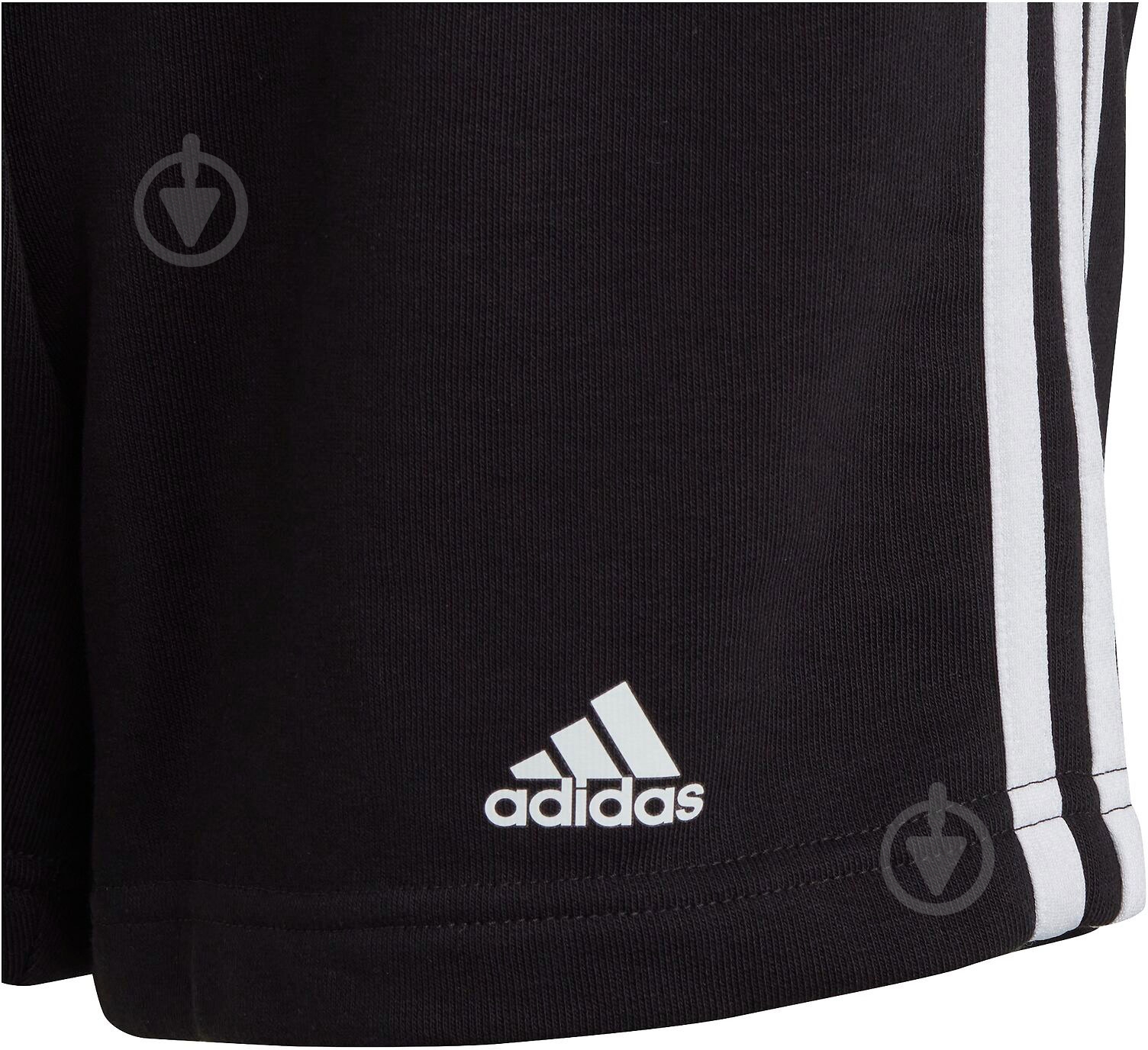 Шорты Adidas Essentials 3 Stripes IC3631 р. 152 черный - фото 2
