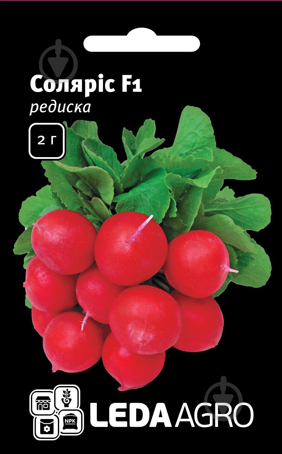 Семена LedaAgro редис Солярис F1 2 г (4820119794623) - фото 1