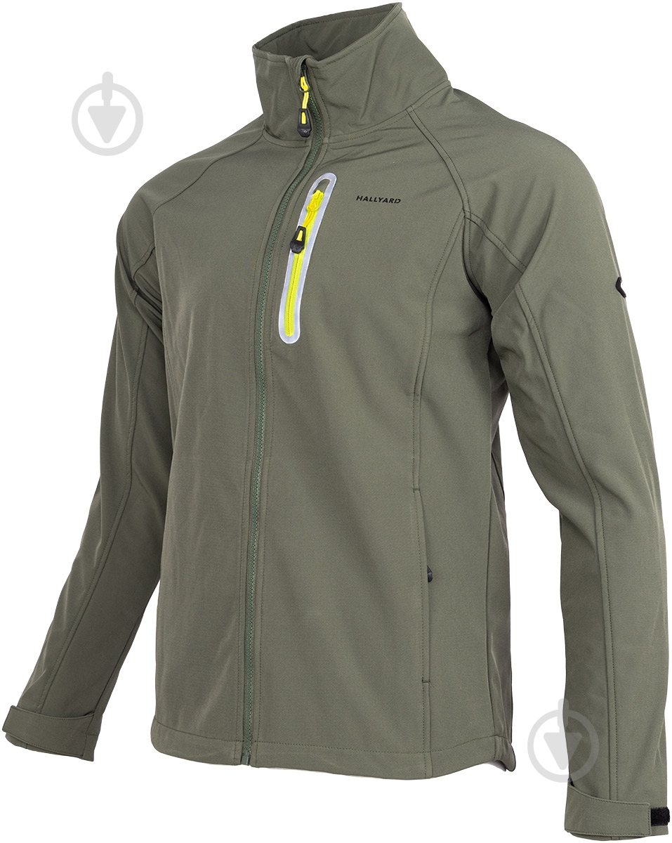 Куртка мужская демисезонная Hallyard Sixten 002 SoftShell 2324.11.68 р.M олива - фото 2 Куртка мужская демисезонная Hallyard Sixten 002 SoftShell 2324.11.68 р.M олива - фото 2