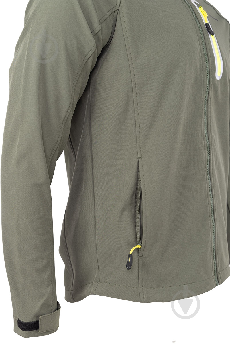 Куртка мужская демисезонная Hallyard Sixten 002 SoftShell 2324.11.68 р.M олива - фото 4 Куртка мужская демисезонная Hallyard Sixten 002 SoftShell 2324.11.68 р.M олива - фото 4