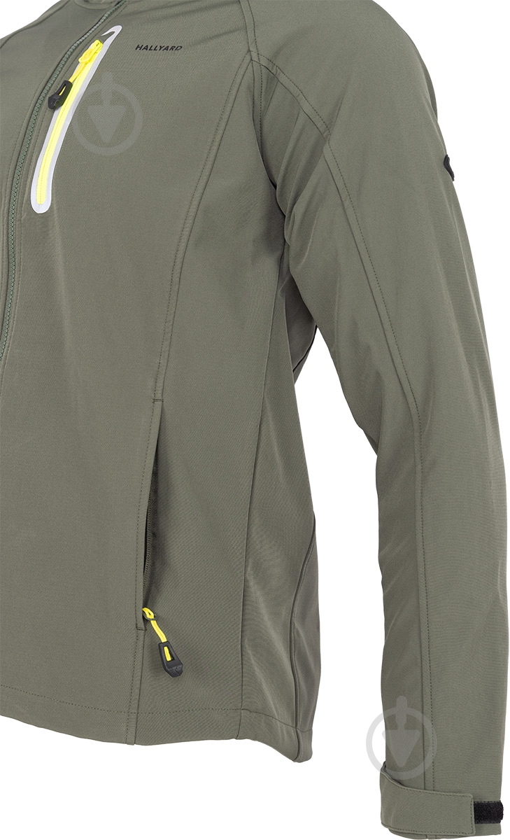 Куртка мужская демисезонная Hallyard Sixten 002 SoftShell 2324.11.68 р.M олива - фото 5 Куртка мужская демисезонная Hallyard Sixten 002 SoftShell 2324.11.68 р.M олива - фото 5