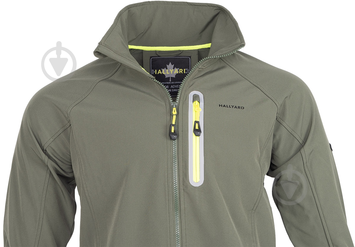 Куртка мужская демисезонная Hallyard Sixten 002 SoftShell 2324.11.68 р.M олива - фото 7 Куртка мужская демисезонная Hallyard Sixten 002 SoftShell 2324.11.68 р.M олива - фото 7