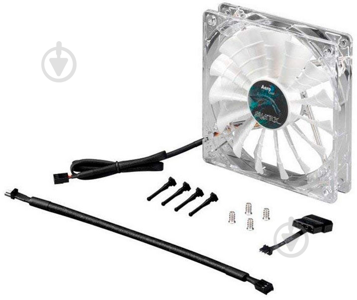 Вентилятор для корпуса AeroCool Shark Fan White Edition - фото 3 Вентилятор для корпуса AeroCool Shark Fan White Edition - фото 3