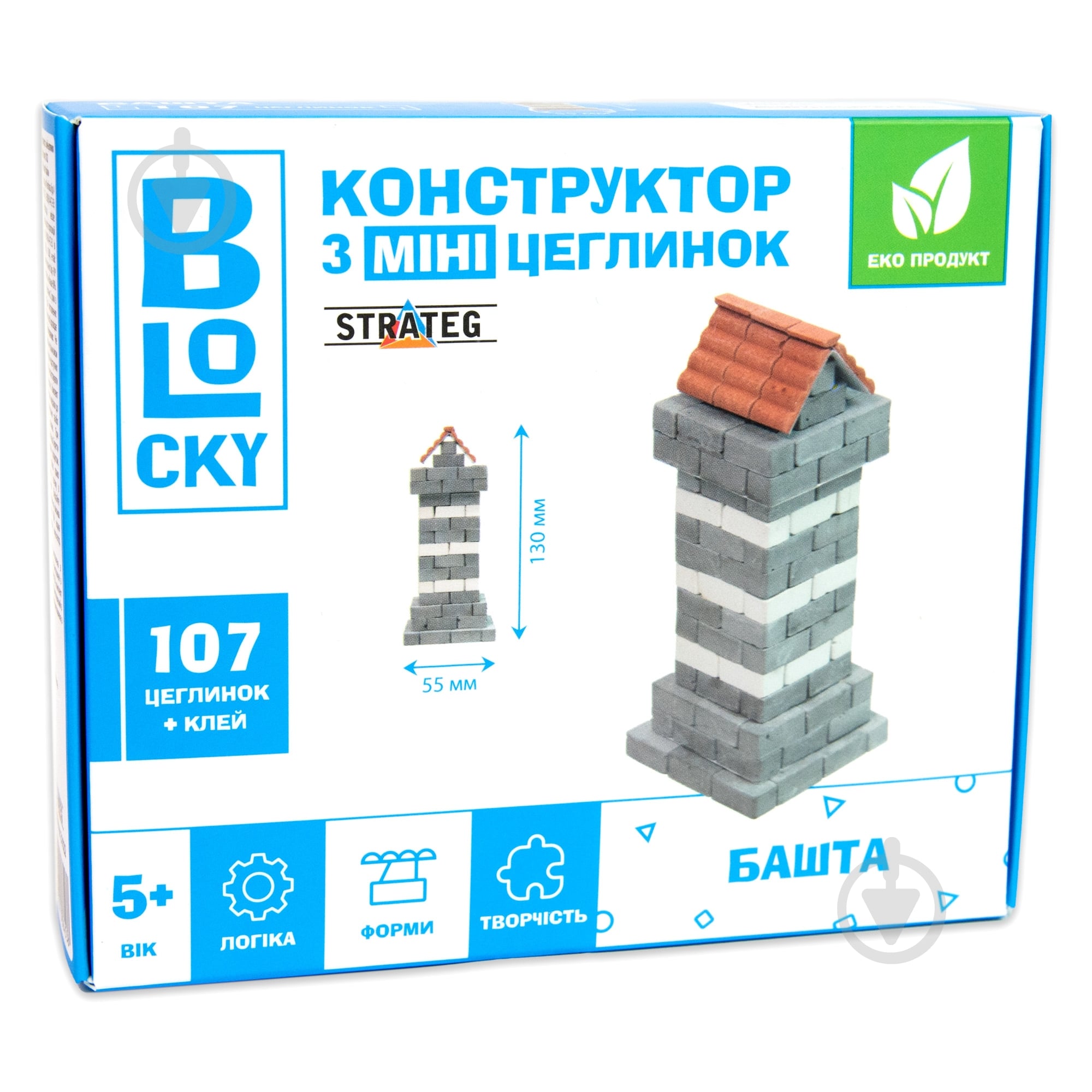 Конструктор из мини-кирпичиков Strateg BLOCKY Башня 31022 - фото 1