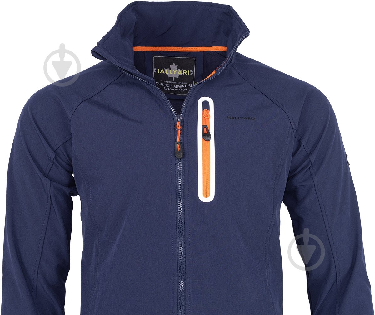 Куртка мужская демисезонная Hallyard Sixten 003 SoftShell 2324.11.75 р.L темно-синяя - фото 7 Куртка мужская демисезонная Hallyard Sixten 003 SoftShell 2324.11.75 р.L темно-синяя - фото 7